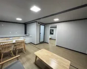 GS Mobile House 16 interior space of an eco-friendly expandable container home
