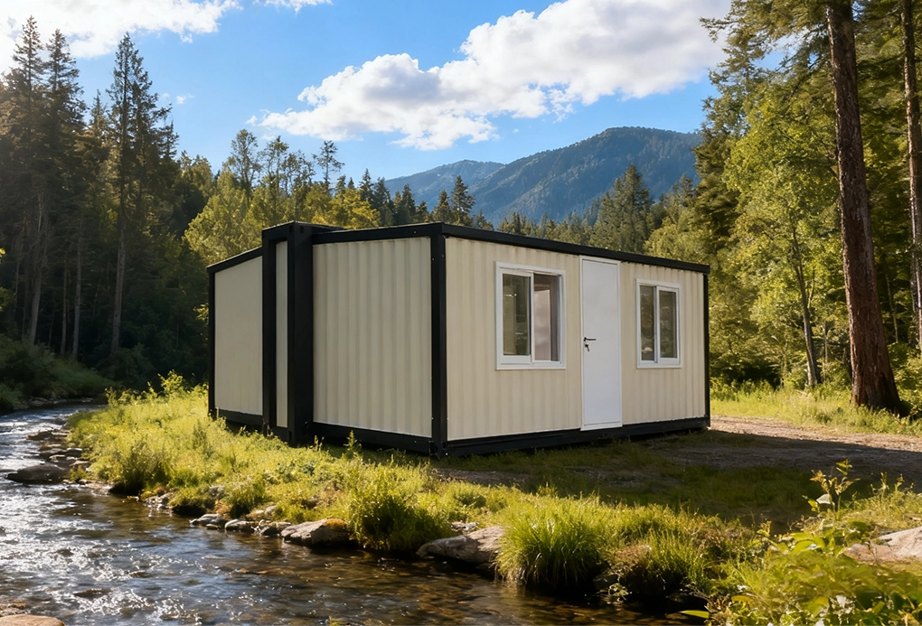 700 Small Expandable Container House by GS Housing - Compact Modular Home Design