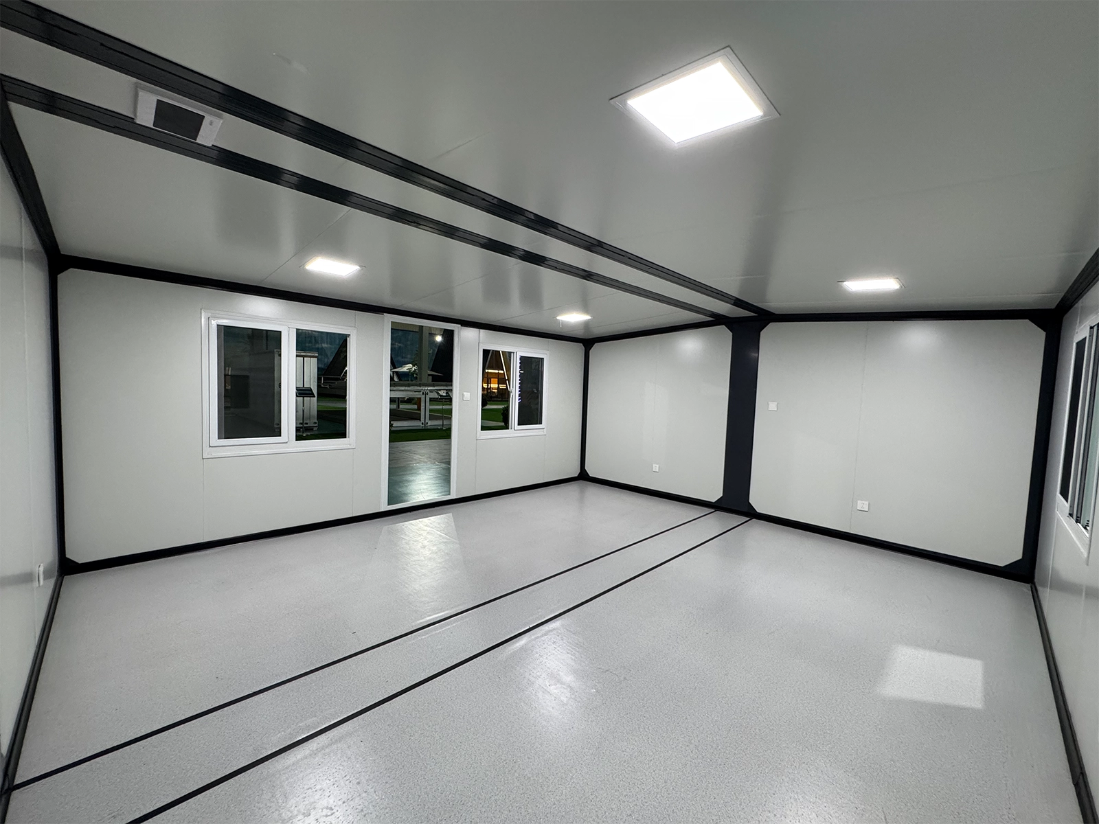 Interior layout of 700 Small Dual Wing Expandable Container House