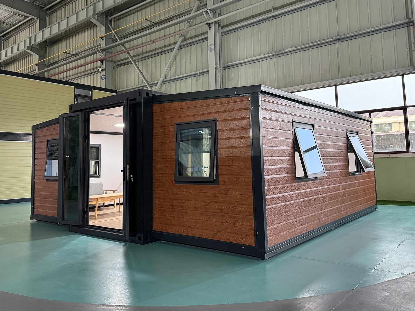 Fully installed expandable container house ready for living or office use