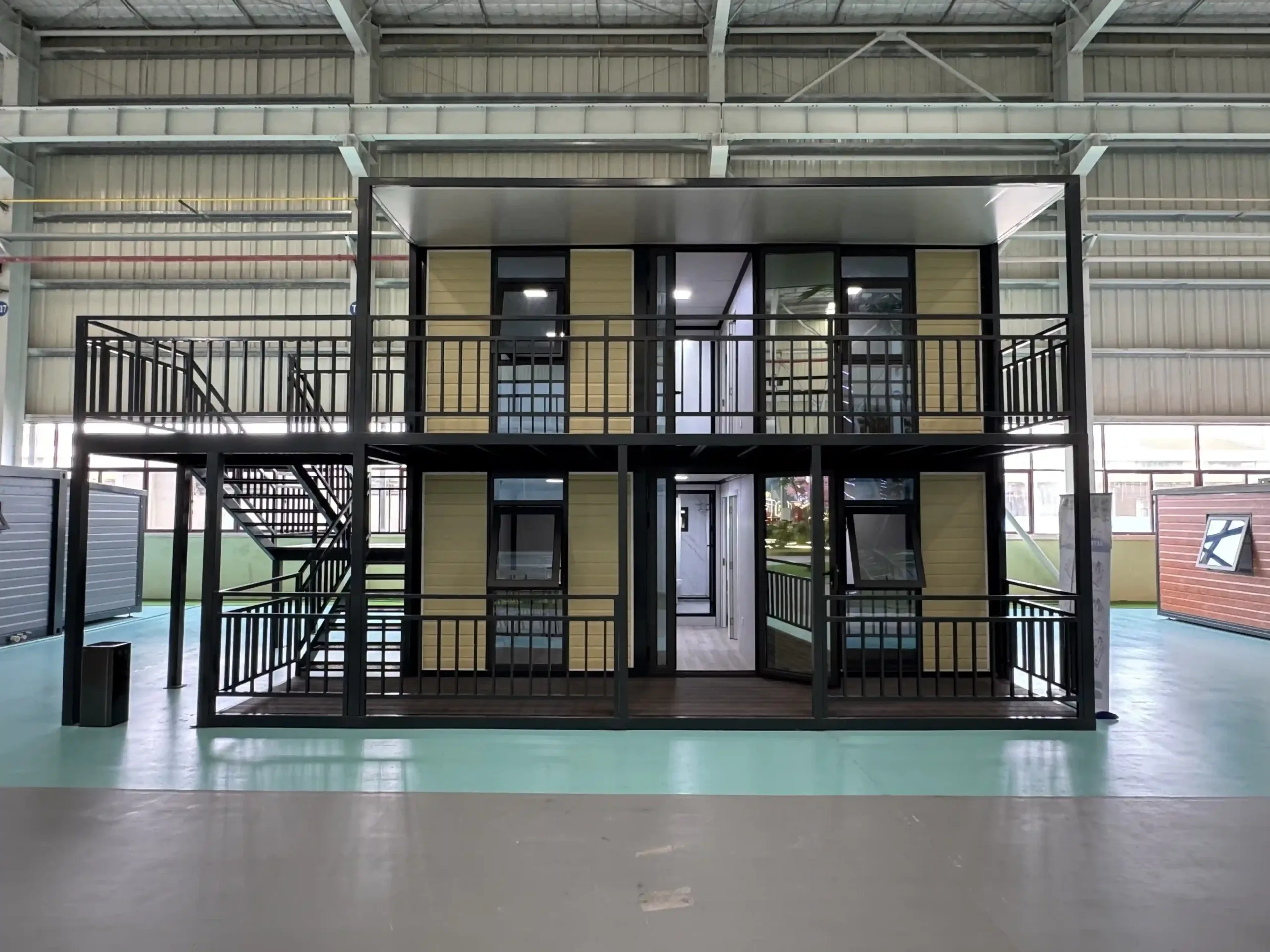 Modern expandable container home by GS Housing showcasing intelligent modular design.