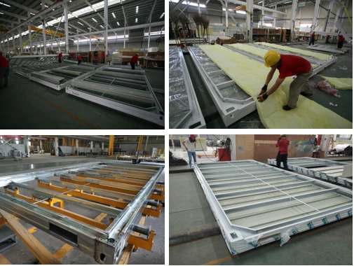 Structure & Components: Roof Panel, Insulation Layer, Ceiling Panel Diagram