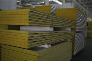fireproof rockwool sandwich panel for container house insulation and thermal performance