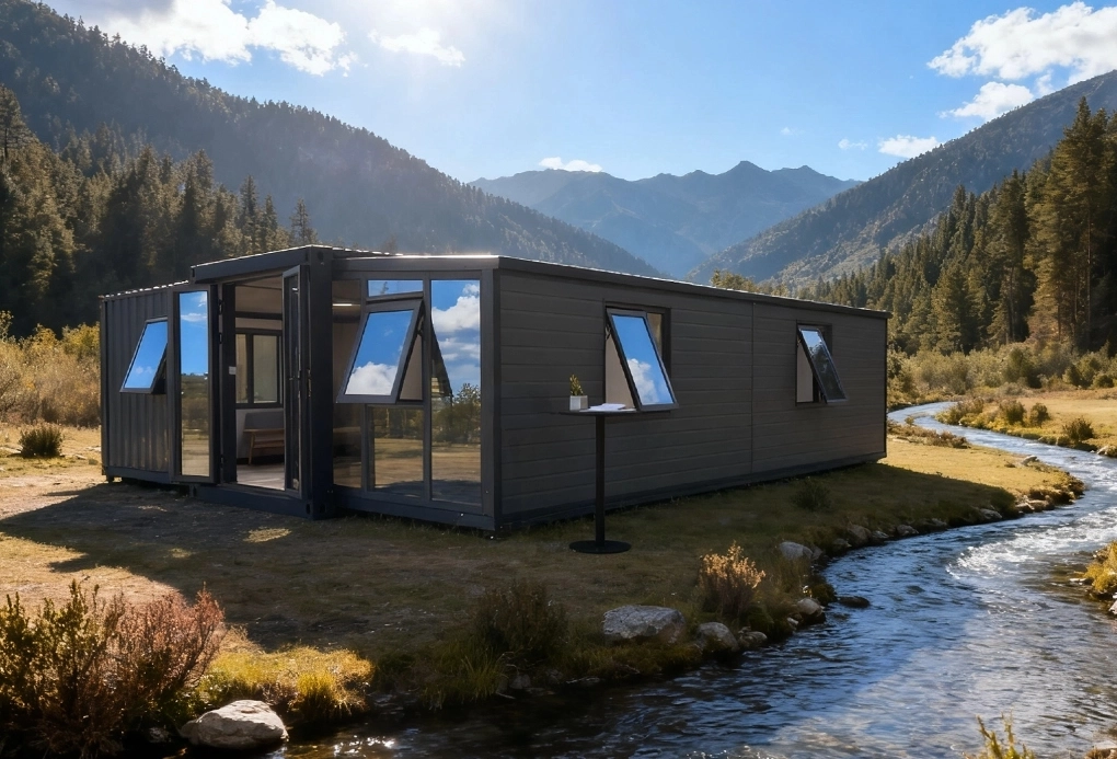 gs housing 30ft expandable container house