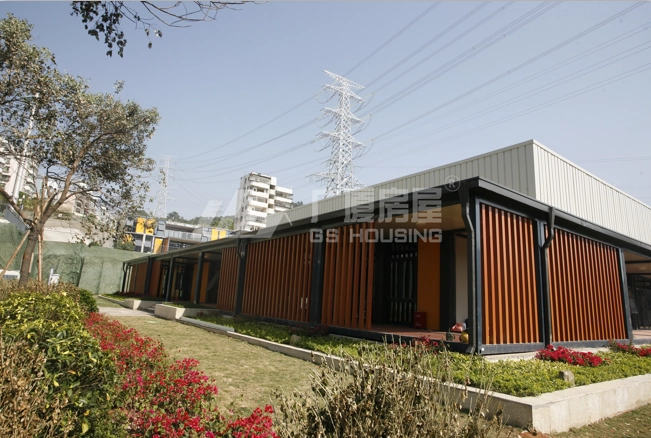 long term container housing project after years of use