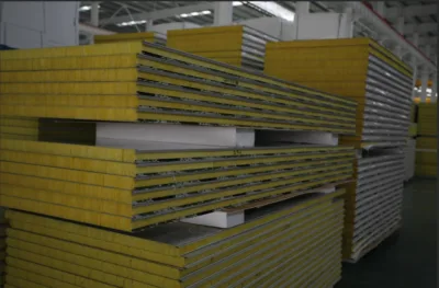 Class a non-combustible insulation inside GS expandable container home wall