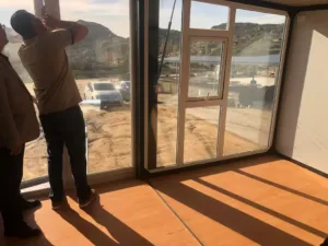 Dust-proof double-sealed doors & windows for expandable container house