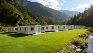 8 Expandable Container House Applications: From Backyard Living to Mining Camps | GS Housing 16 Expandable container house application as worker accommodation at mining site