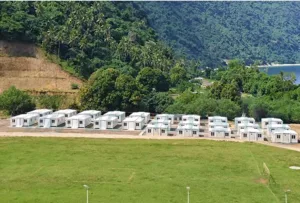 Expandable container homes used for mining camp modular worker housing