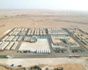 GS Mobile House 29 expandable container house layout used in desert worker camp housing solutions with climate-adapted design