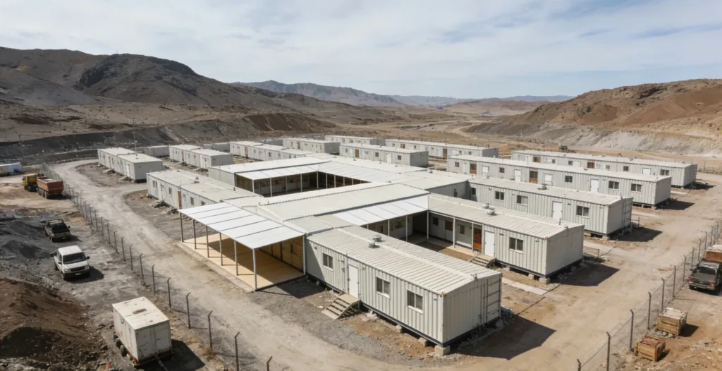 Expandable Container Homes for Government Emergency Housing & Disaster Relief 10 :expandable container house durability in real worker camp site conditions