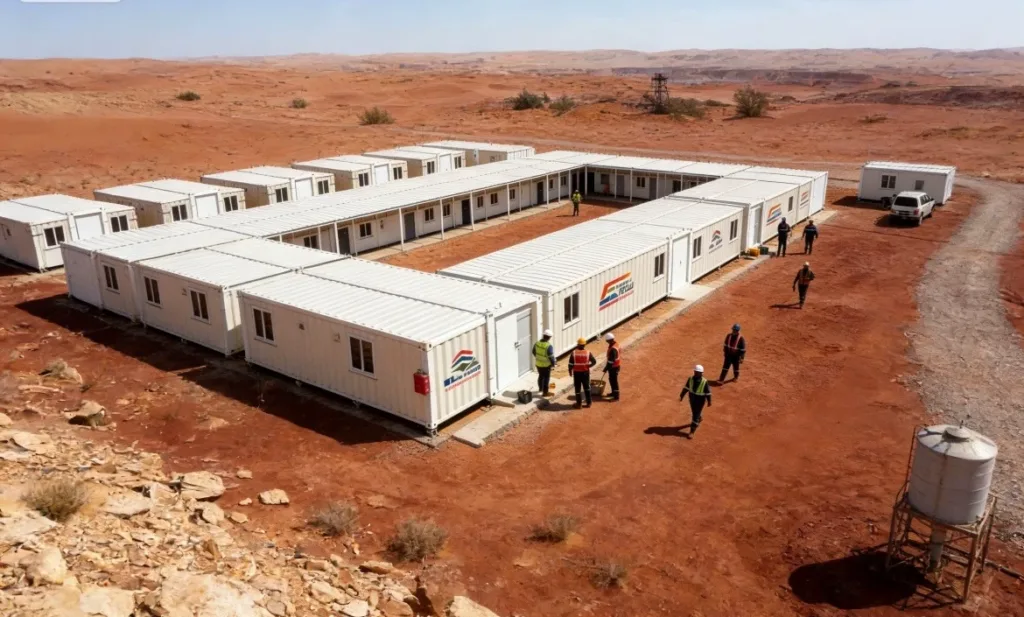 Expandable Container Houses for Remote Mining Camps in South America 9 Expandable container houses used for worker camps in South America mining projects