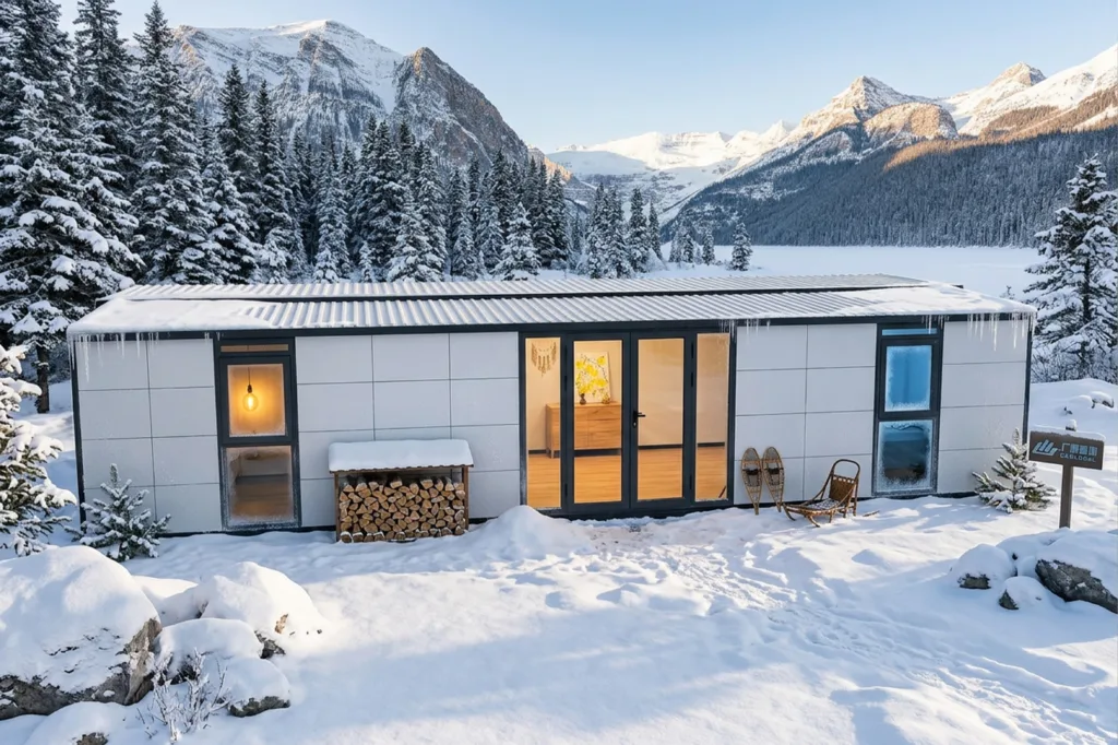 Expandable Container House Office USA: Compliance Guide for Commercial Building Codes 8 snow load roof design for expandable container house in cold climate