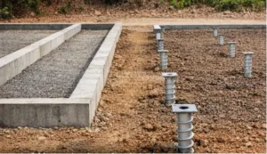 expandable home foundation types: strip foundation vs ground screws