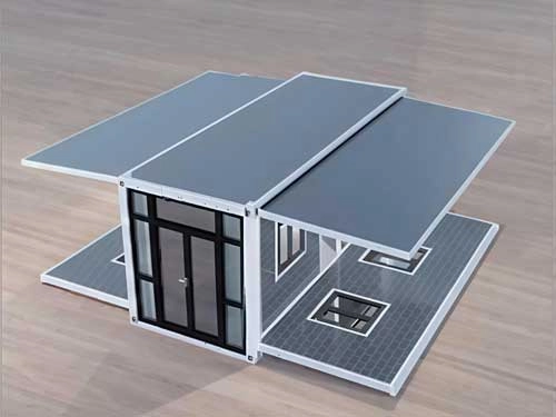 pop up prefab house installation process interior floor structure expandable container house setup
