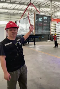 Factory QC and container house transport preparation for USA shipment