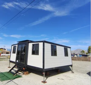 Container homes for rental demo unit in the United States for fast real estate ROI