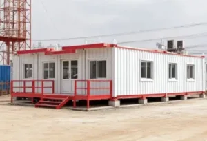 Modular container house site office for construction project