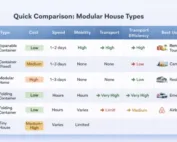 GS Mobile House 30 2026 modular house types comparison for cost speed mobility and ROI